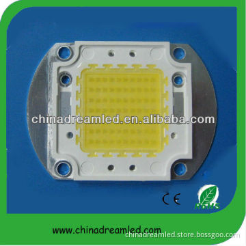 70W Warm White High Power COB LED, 45mil Epistar Chip, 30-34V, 7000-7700lm
